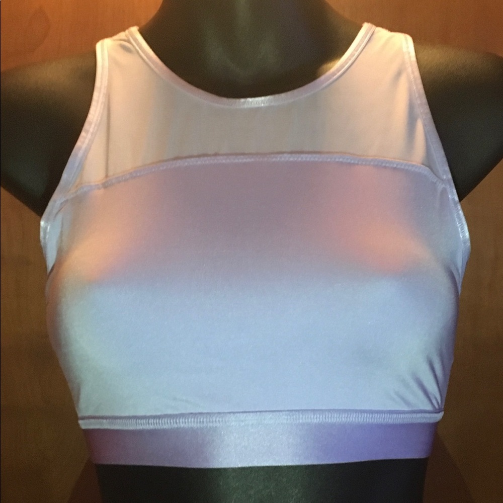 Athleta Racerback Purple Taffy Sports Bra size XS